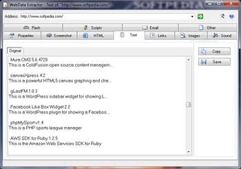 WebData Extractor screenshot 4
