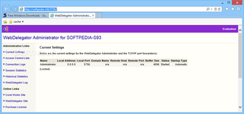 WebDelegator screenshot