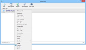 WebDrive  screenshot 3