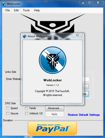 WebLocker screenshot 2