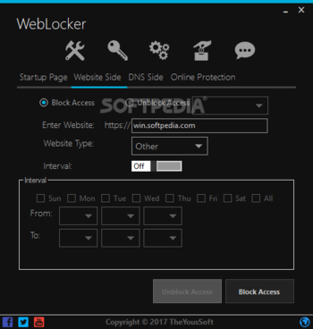 WebLocker screenshot 2