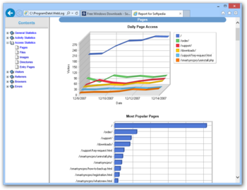 WebLog Expert Lite screenshot 6