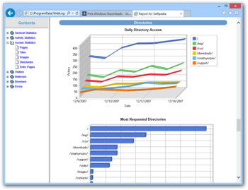 WebLog Expert Lite screenshot 9