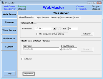 WebMaster screenshot