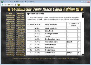 Webmaster Tools screenshot 3