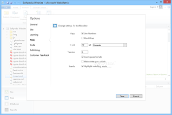 WebMatrix screenshot 7