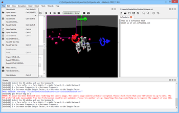 Webots PRO screenshot 2