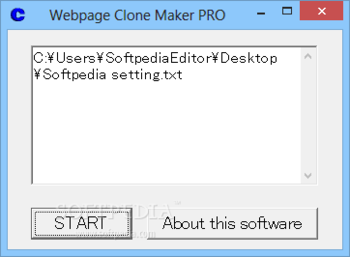 Webpage Clone Maker PRO screenshot