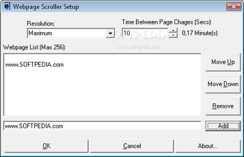 Webpage Scroller screenshot 2