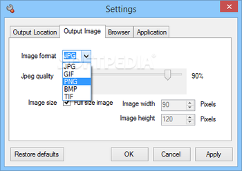 Webpage Thumbnailer screenshot 3