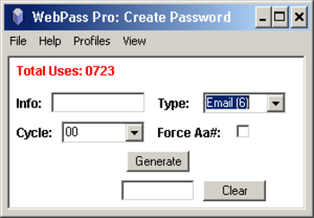 WebPass Pro screenshot