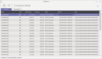 WebPconv screenshot