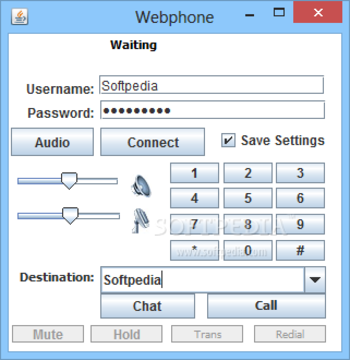 Webphone (formerly Mizu Webphone) screenshot