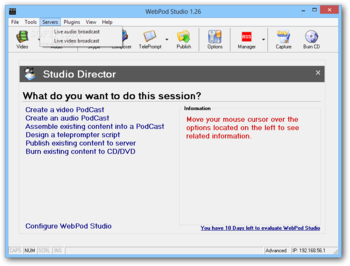 WebPod Studio Professional Edition screenshot 17