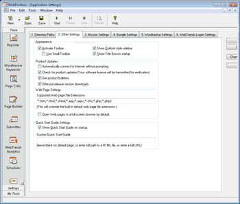 WebPosition Professional screenshot 3