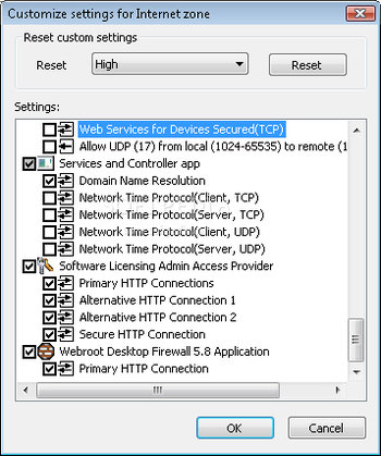 Webroot Desktop Firewall screenshot 6