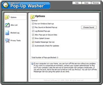 Webroot Pop-Up Washer screenshot 2