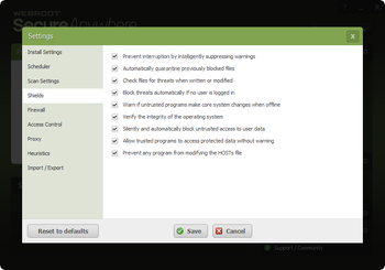 Webroot SecureAnywhere Antivirus screenshot 10