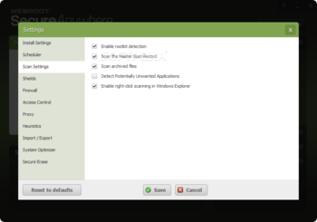 Webroot SecureAnywhere Business Endpoint Protection screenshot 13