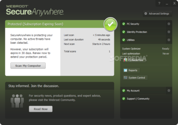 Webroot SecureAnywhere Business Endpoint Protection screenshot 3