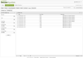 Webroot SecureAnywhere Business User Protection screenshot 32
