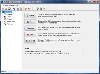 WebScout screenshot
