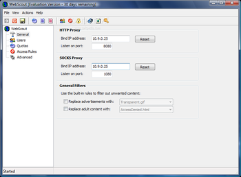 WebScout screenshot 2