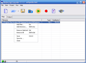Webscript Encoder screenshot
