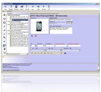 Webshop Builder screenshot