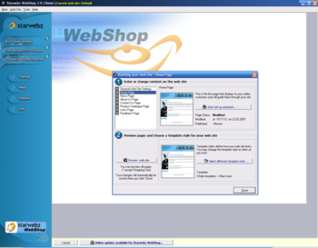 WebShop screenshot