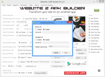 Website 2 APK Builder Pro screenshot