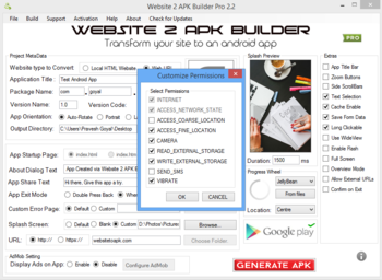 Website 2 APK Builder Pro screenshot 2