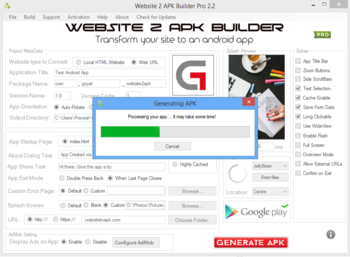 Website 2 APK Builder Pro screenshot 3