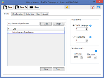 Website Auto Traffic Generator Ultimate screenshot