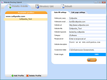 Website Directory Submit screenshot