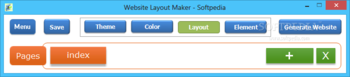 Website Layout Maker screenshot