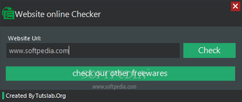 Website online Checker screenshot