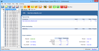 Website Ripper Copier PRO screenshot