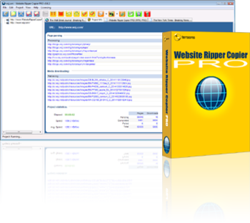 Website Ripper Copier Pro screenshot