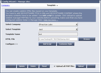 Website Submission Software Standard Edition screenshot 2