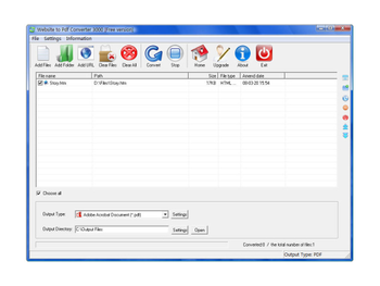 Website to Pdf Converter 3000 screenshot