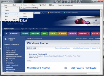 Website Visitor screenshot