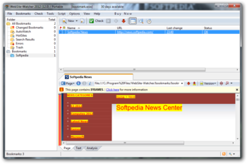 Website-Watcher Portable screenshot