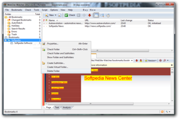 Website-Watcher Portable screenshot 4