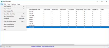 WebSiteSniffer screenshot 2