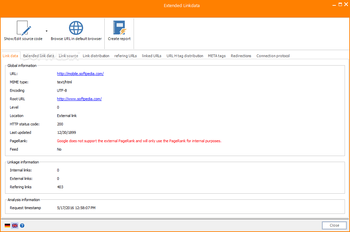 WebsiteSpider screenshot 3