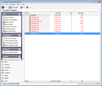 WebSpy Analyzer Standard screenshot
