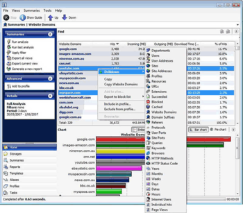 WebSpy Analyzer Standard screenshot 6