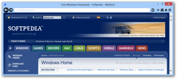 WebSurf screenshot