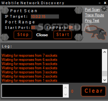 Webtile Network Discovery screenshot